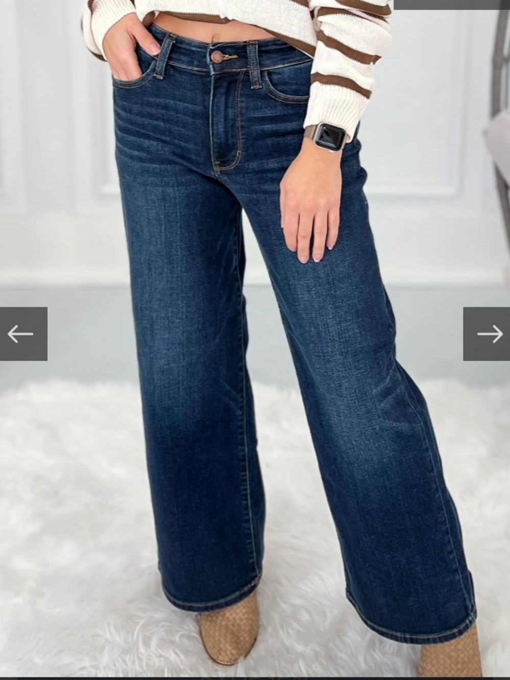 NWT Judy Blue WIDE LEG HIGH WAIST